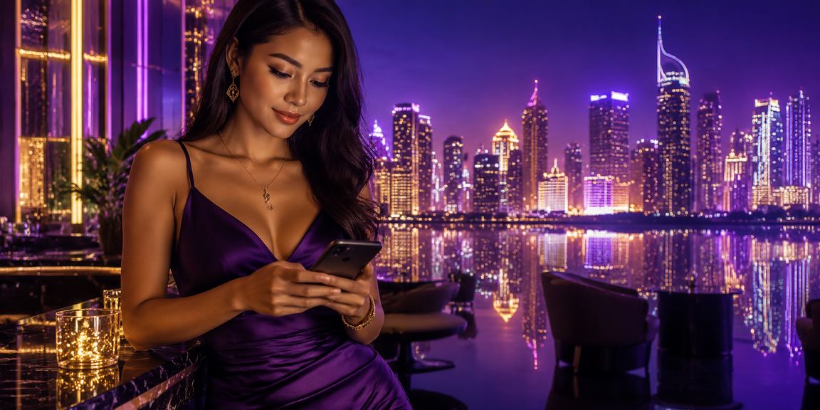 Tampilan layar dengan bonus rebate dan odds taruhan dalam pencahayaan neon